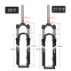 Передняя вилка для горного велосипеда, блокирующая масляная пружина с управлением через плечо, амортизирующая вилка из алюминиевого сплава 26 дюймов, 27,5 дюймов, 29 дюймов