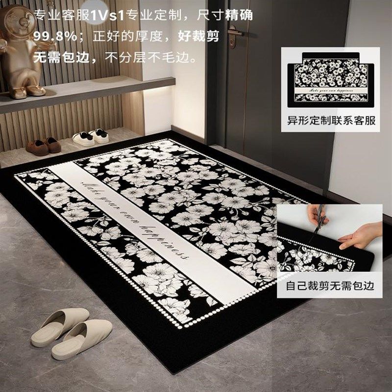 高级入户门地垫门口地毯门垫防滑客厅进门家用脚垫可裁剪垫子新款,淘宝优惠券,粉丝福利购,淘宝优惠卷