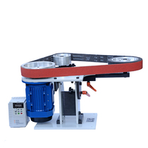 Industrial type vertical sand belt machine table horizontal Promise speed-adjustable beating mill wood metal polished and polished deburring