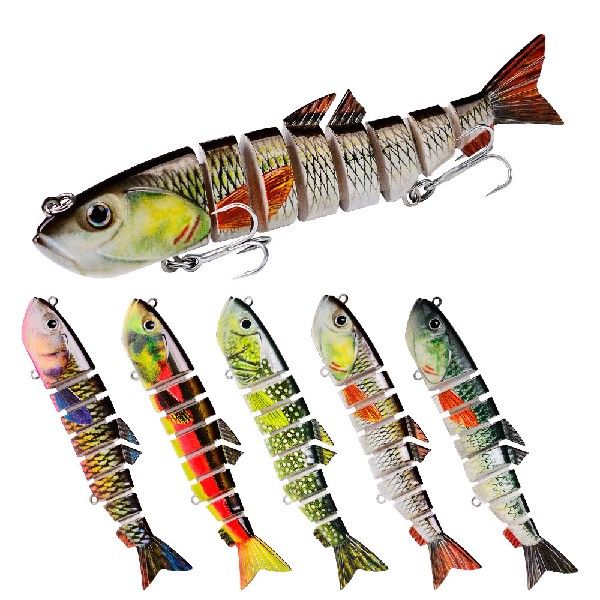 速发22g Fishing Lures Strong Fishing Hook Plastic Fake Bait - 图0