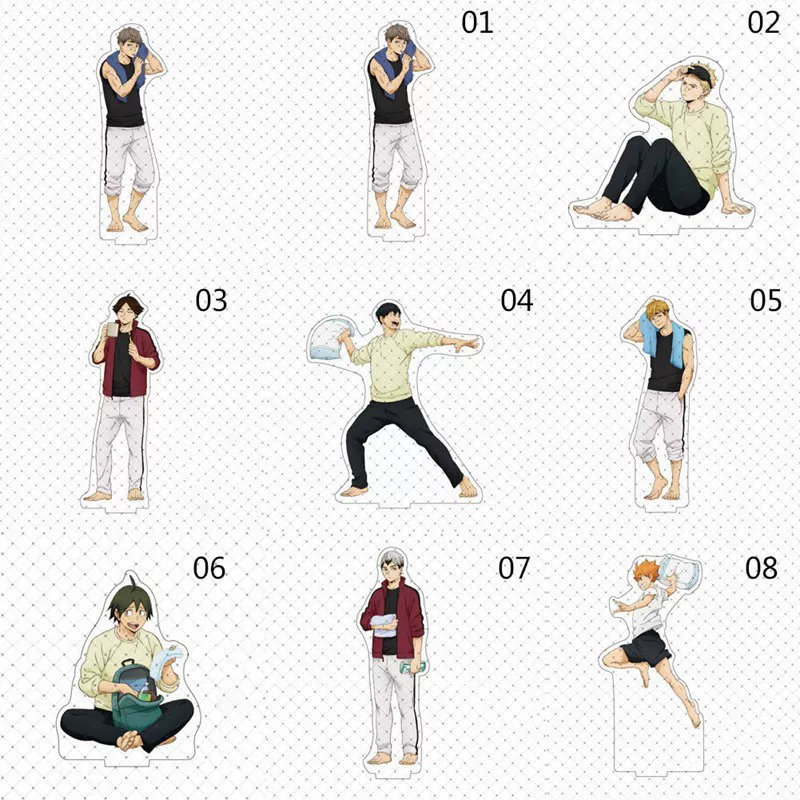 [Фигурки Haikyuu!! Деск plate модели аниме акриловая стан]