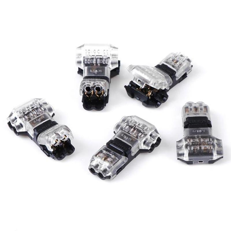 极速5Pcs/lot 2 Pin 2 Way 300v 10a Universal Compact Wire Wir - 图2