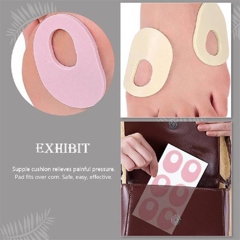 推荐4Pcs Latex Callus Pad Felt Corn Patch Blister Bandages S - 图2