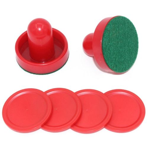 8pcs /set Home Standard Plastic Air Hockey Pushers And Pucks - 图0