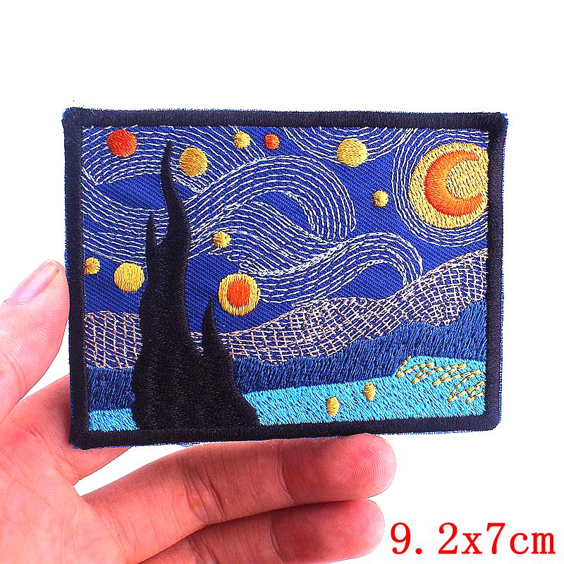 Prajna Van Gojgh Embroidered Patches For Clothing Letters St - 图0