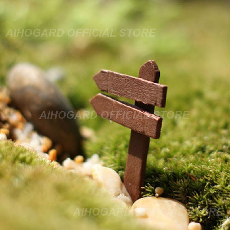 Corolful Cute lMini DIY neFce Guideboard Gardening Props Fen - 图3