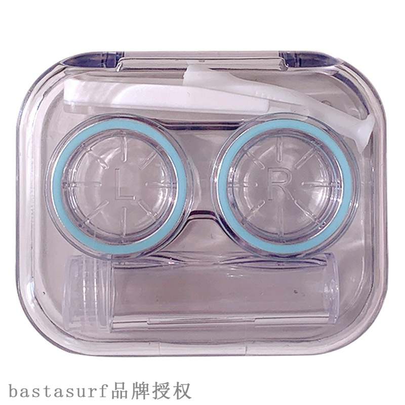 网红Simple contact lens box transparent beautiful pupil box - 图3