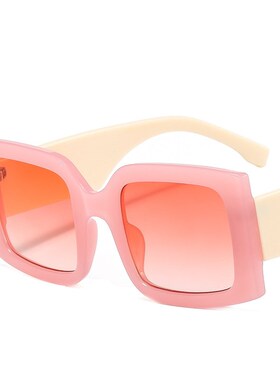 热销New Oversized Square Sunglasses Vintage Designer Women F