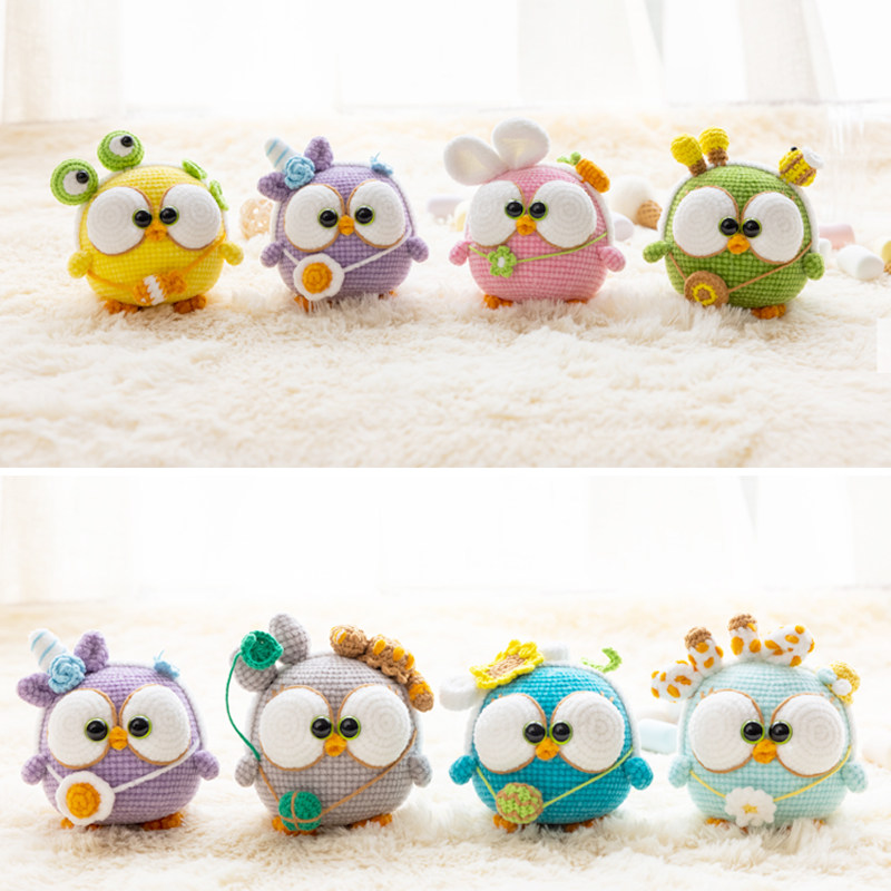 胖小森手作小鸡玩偶打发时间手工钩针diy编织材料包牛奶棉毛线团,淘宝优惠券,粉丝福利购,淘宝优惠卷