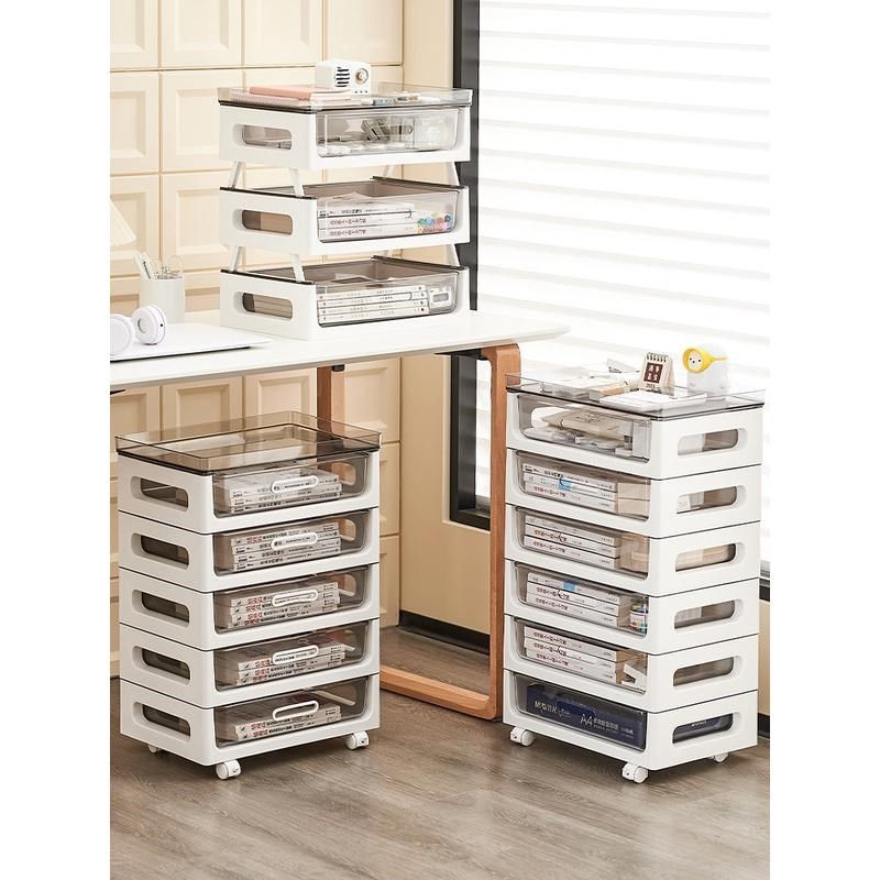 抽屉式文件收纳柜办公室多层A4学生抽屉柜桌底下收纳文件架置物架,淘宝优惠券,粉丝福利购,淘宝优惠卷