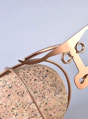 新中式创意生肖牛金n属摆件现代简约客厅电视柜样板房台面软装饰