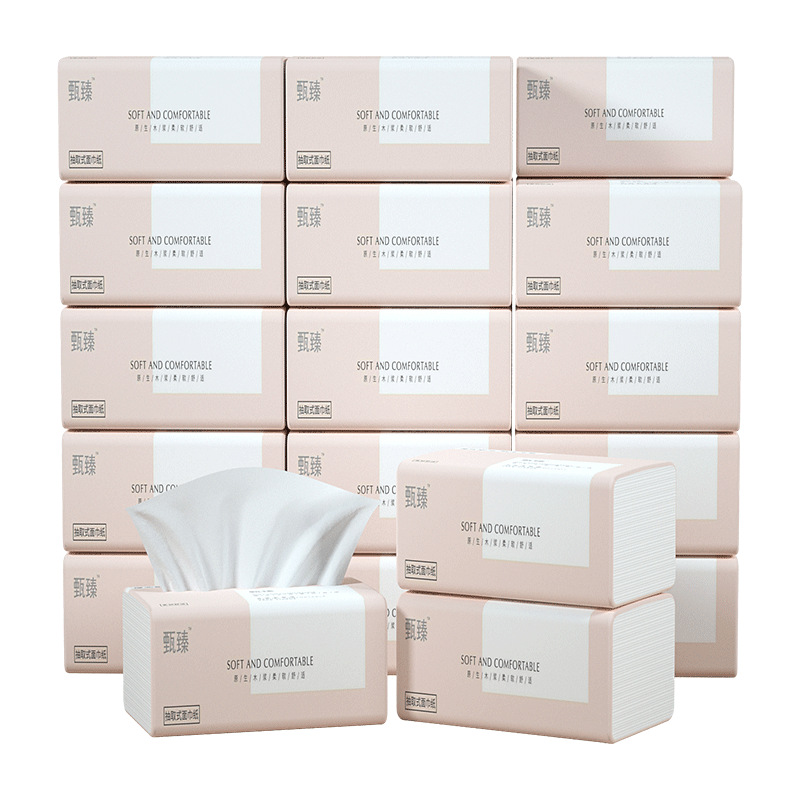 60包小包抽取式卫生纸家用实惠装整箱卫生纸木浆纸餐巾纸妇婴卫生 - 图3