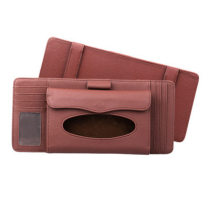 Versatile on-board cd bag CD clamping car visor sleeve CD clamping bag disc glasses clip-type car towels