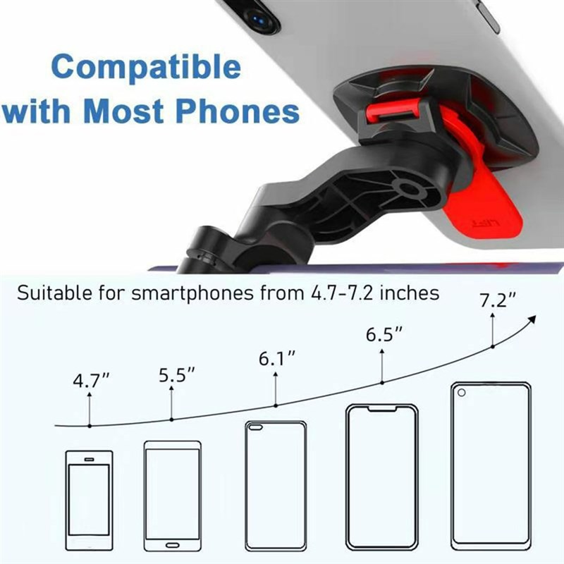 极速EDUP Simple Motorcycle Bike Phone Holder Stand Adjustabl - 图2