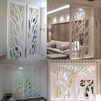 Factory Pin Living Room Density Board Hollowed-out Partition Xuanguan Carved Flowers Board Ceiling Ceiling Background Wall Solid Wood Flower Lattice Decorations