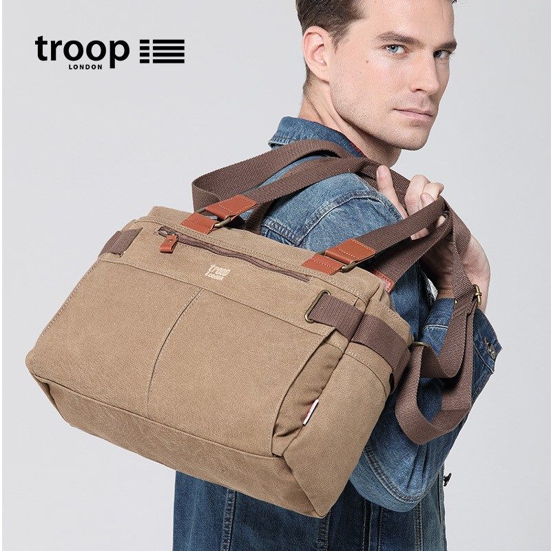 斜跨单肩包男英伦大容量帆布包男旅行袋休闲手提大包帆布手提包男,淘宝优惠券,粉丝福利购,淘宝优惠卷