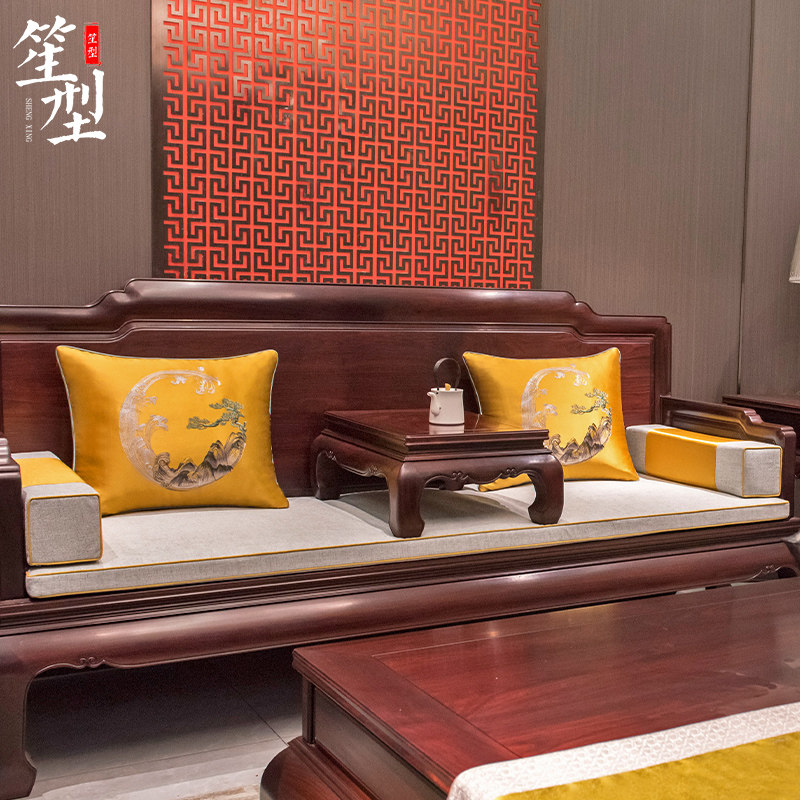 古典红木沙发坐垫中式罗汉床座垫套实木家具飘窗垫子厚海绵垫定制,淘宝优惠券,粉丝福利购,淘宝优惠卷