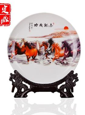 支架双龙头摆设子托架PVC底座圆盘摆件店咖啡装饰摆件品装饰酒柜