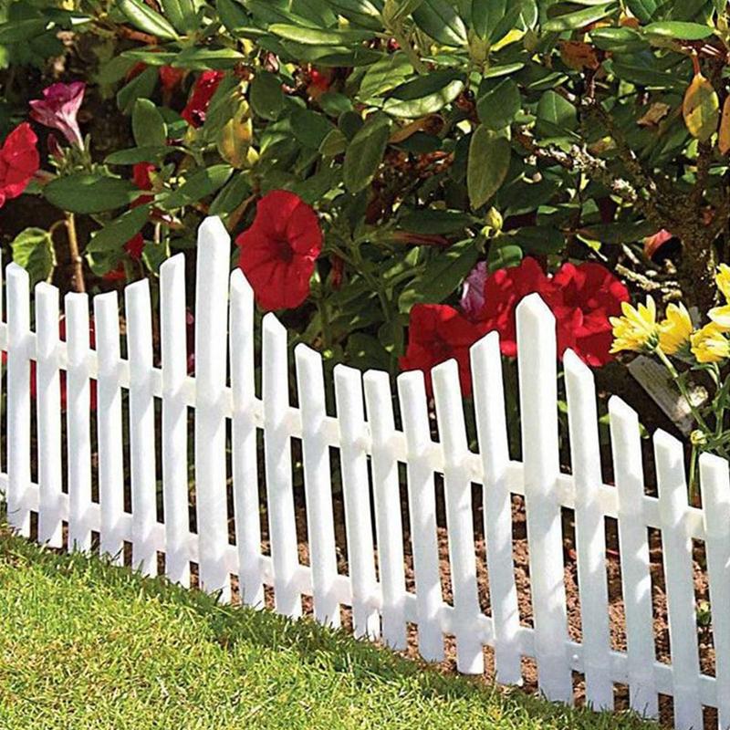 CS Garden Border Edging Decorative alPsticW hTite Picket - 图3