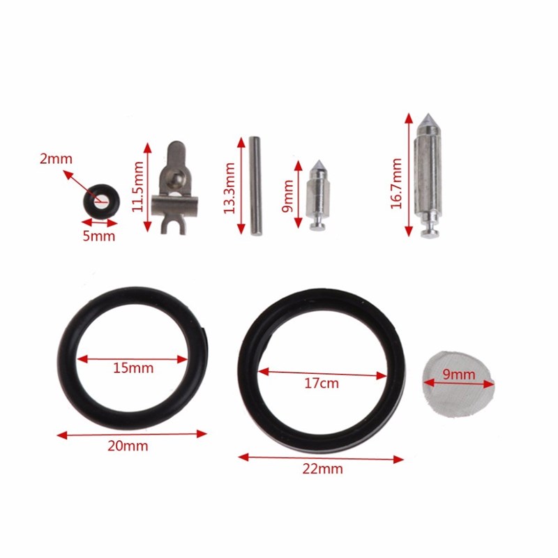 Carburetor Repair Kit Carb Rebuild Tool Gasket Set  Walbro K - 图2