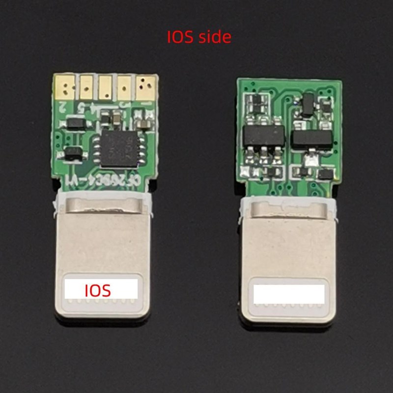 USB C to IOS welding Male plug connector with chip board 9V-图2