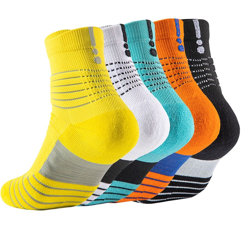 极速Sport Socks Football Cycling Soccer Compression Running - 图0