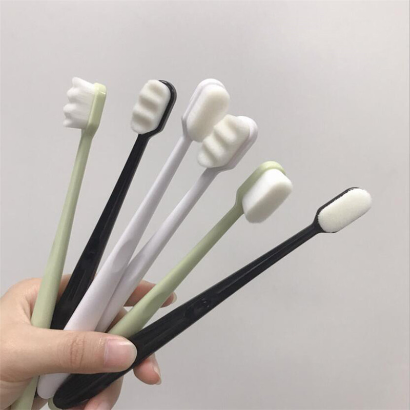 推荐3pcs Ultra-fine Toothbrushes Wave Nano Million Bristles - 图0