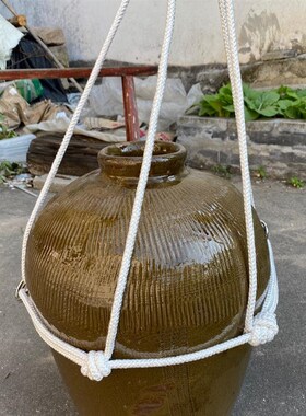 抬酒坛工具搬运酒绳子不用动E酒坛可缩放耐磨从上往下套