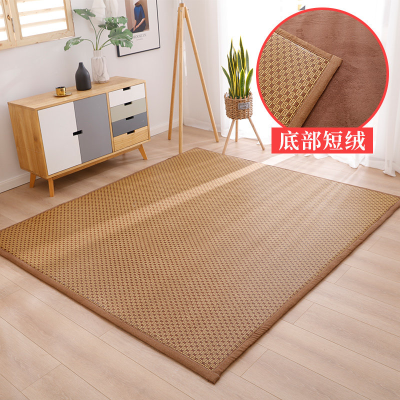 双面藤席凉席床垫卧室床边地毯客厅儿童爬行垫夏季两用榻榻米地垫,淘宝优惠券,粉丝福利购,淘宝优惠卷