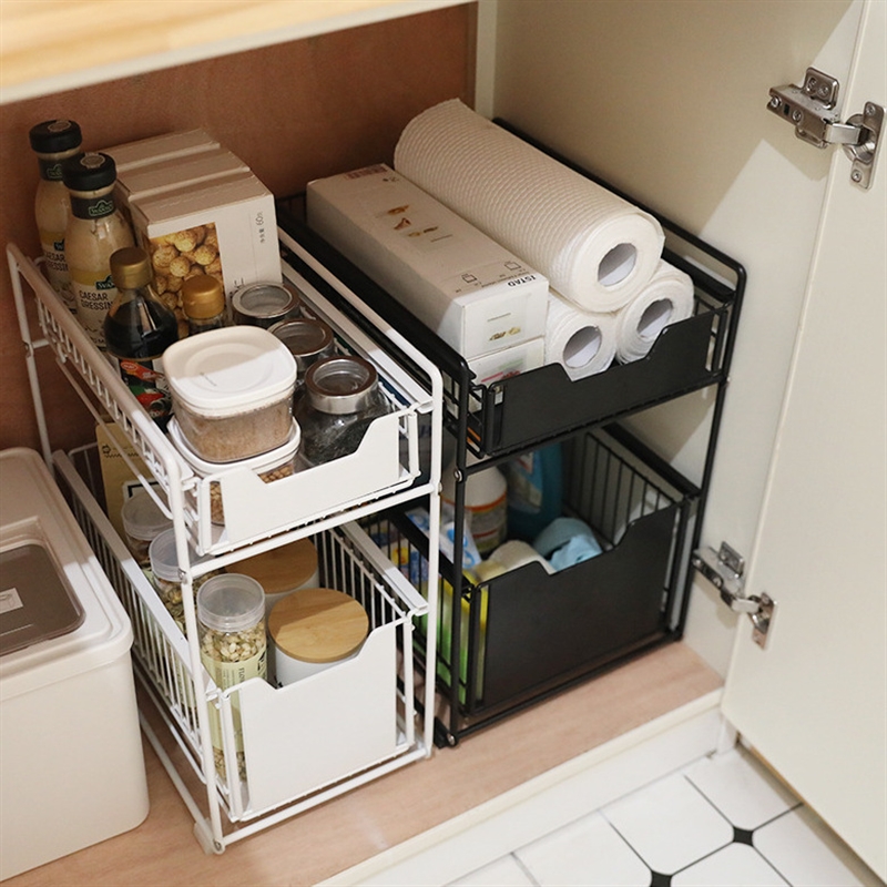 速发Home kitchen rack Organizer Storage Shelf for spice bott - 图0