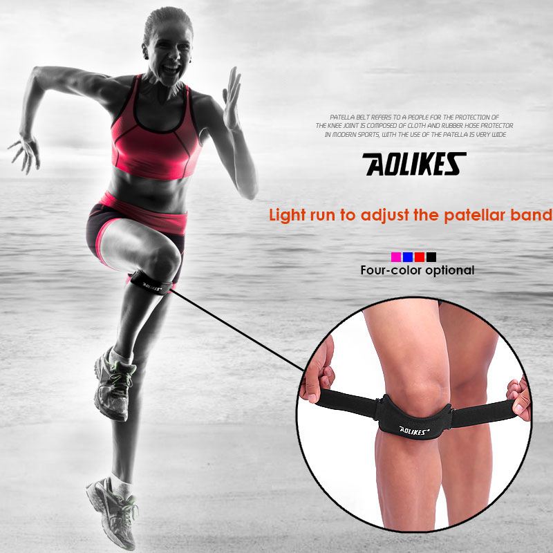 极速1PCS Knee Patellar Tendon Support Strap Band Knee Suppor-图1