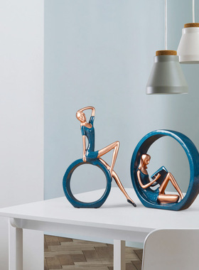 北欧摆件家居饰品卧室摆设装饰房间的文J艺女孩客厅酒柜装饰品摆