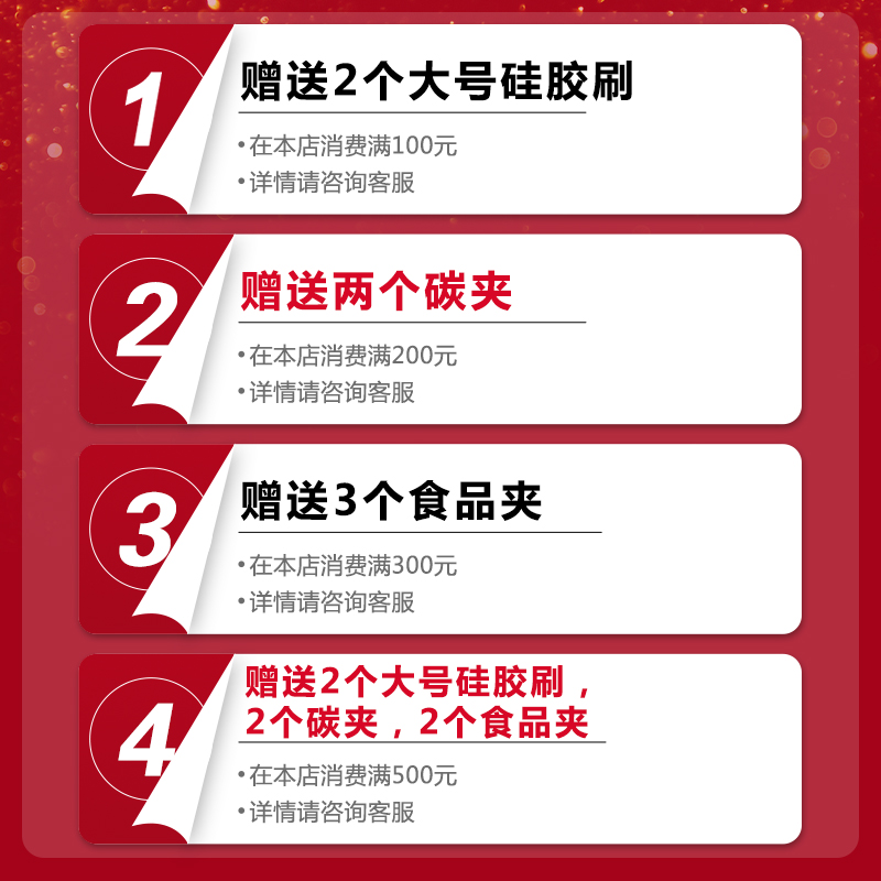 烧烤炉家用电烤炉网红不锈钢烧烤网烤加粗圆形网沥油网格熏肉工具 - 图1