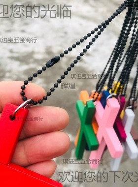 木质十字架项链男女长款毛衣链饰D品简约绯红女巫独立包装潮1