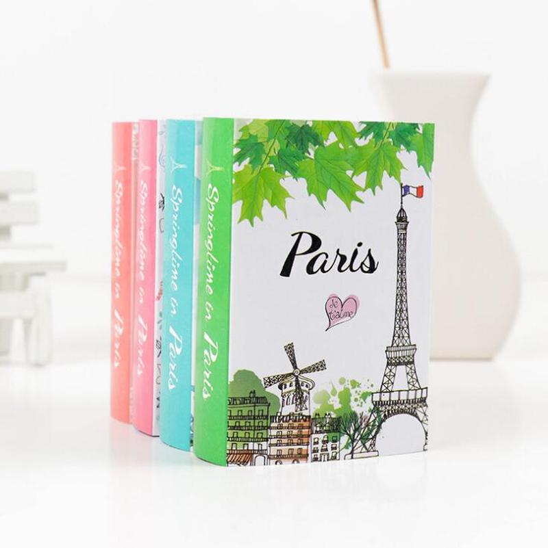 New Paris Eiffel Tower 6v Folding Memo Pad N Times Sticky No - 图0