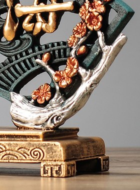 中国风茶几装饰品禅意家居客厅玄关电视柜酒柜新中式摆件货源