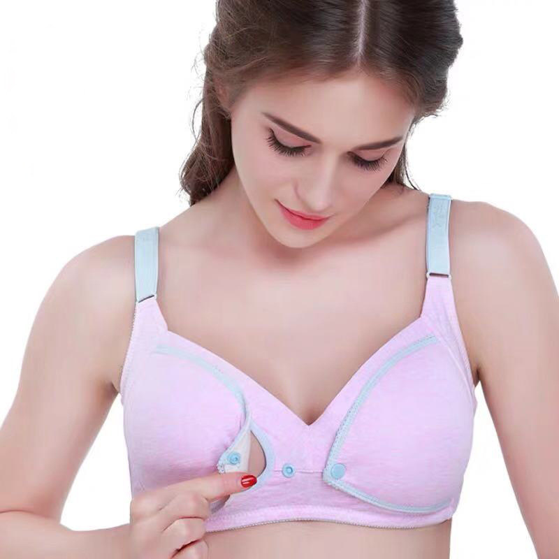 推荐Breastfeeding Bras Maternity Open Nursing Bra for Feedin-图1