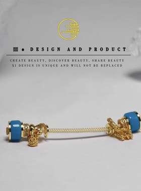 精品108单圈文玩地狱色湖北绿松石万向轴弟子珠配饰品DIY手工配件