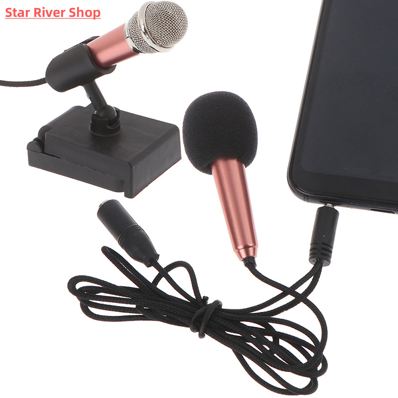 推荐Portable 3.5mm Stereo Studio Mic KTV Karaoke Mini Microp - 图2