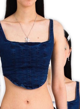 小众设计ins时髦超酷yr2k星星不规则闪耀镂空吊坠五角星项链男女