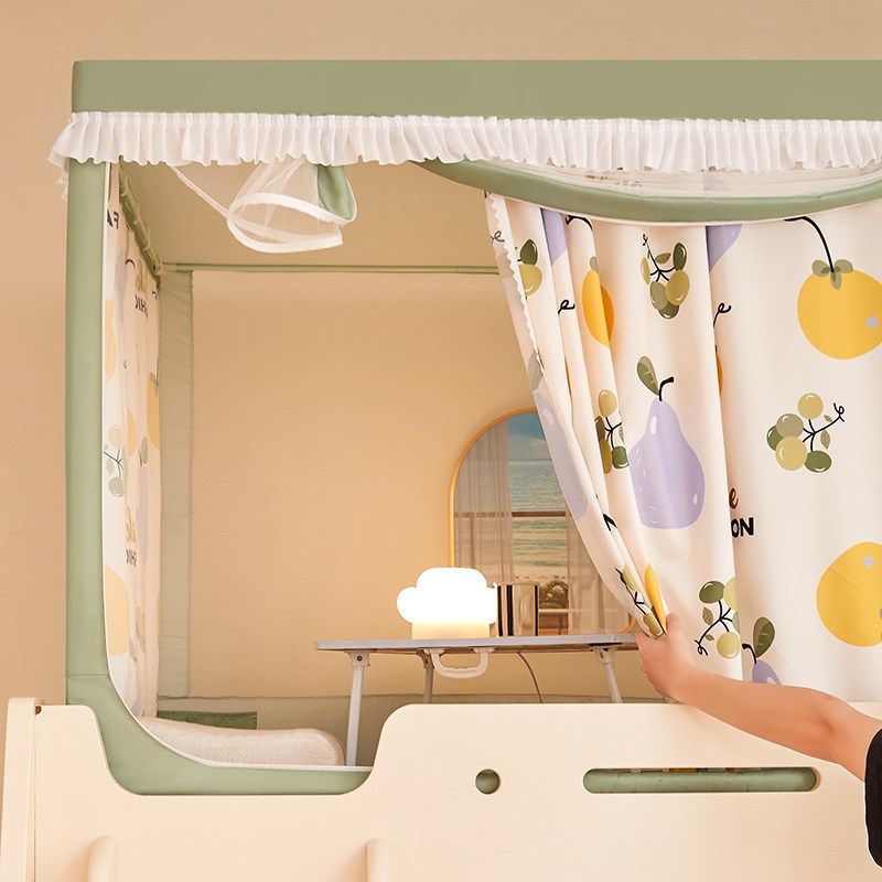 学生上下铺蚊帐遮光布帘子母床梯形高低儿童双层床0.9/1.2/1.35米,淘宝优惠券,粉丝福利购,淘宝优惠卷