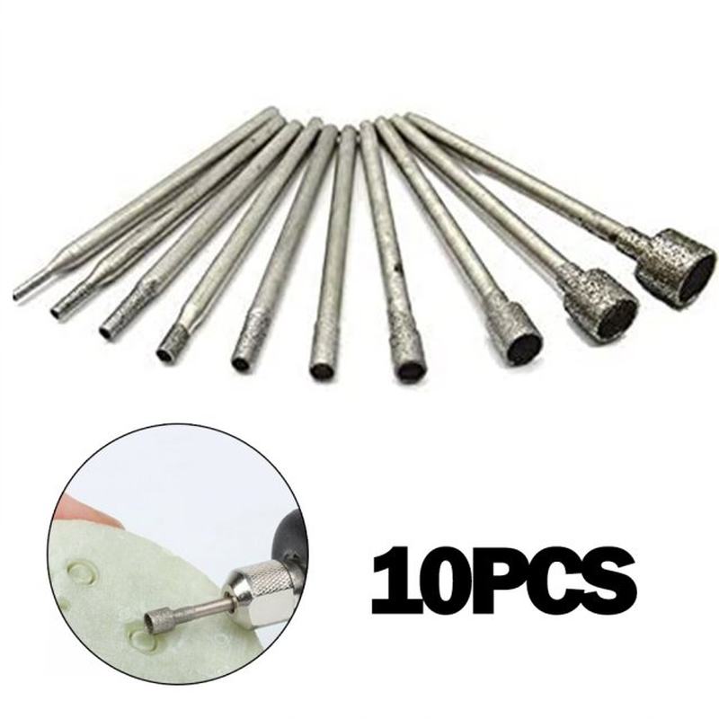 推荐10Pcs 2.35 Shank Diamond Grinding Burr Needle Point Engr - 图2