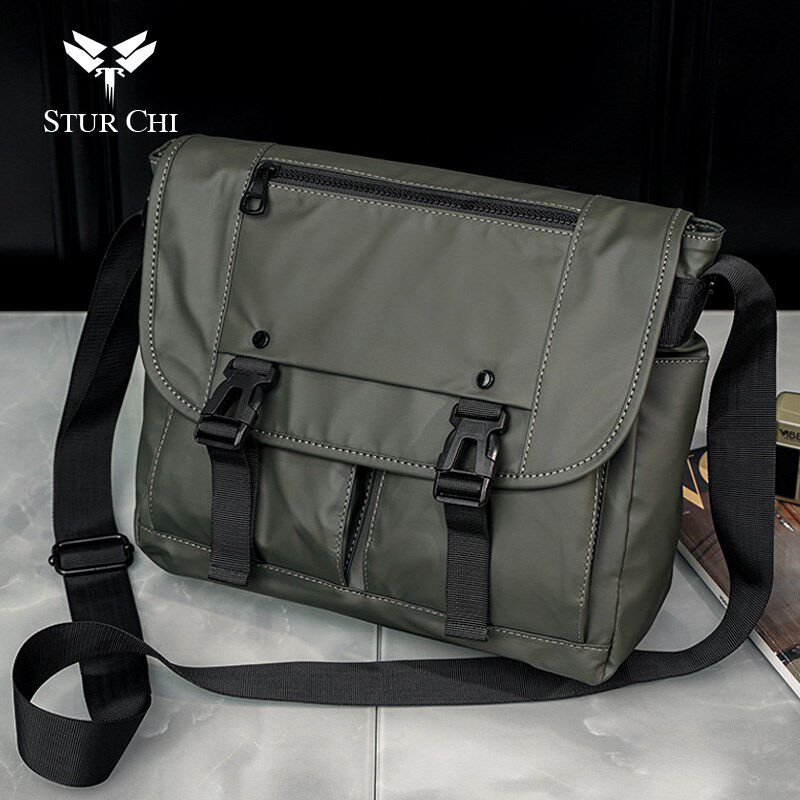 男包牛津布包休闲斜挎包商务A4男士帆布背包工装机能包单肩包男,淘宝优惠券,粉丝福利购,淘宝优惠卷