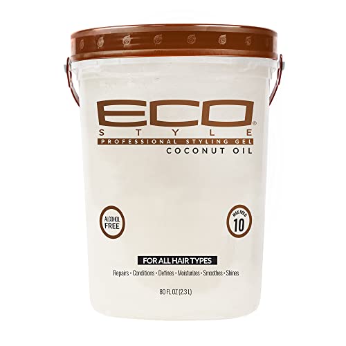 极速Eco Style Coconut Oil Styling Gel - Adds Luster and Mois - 图0