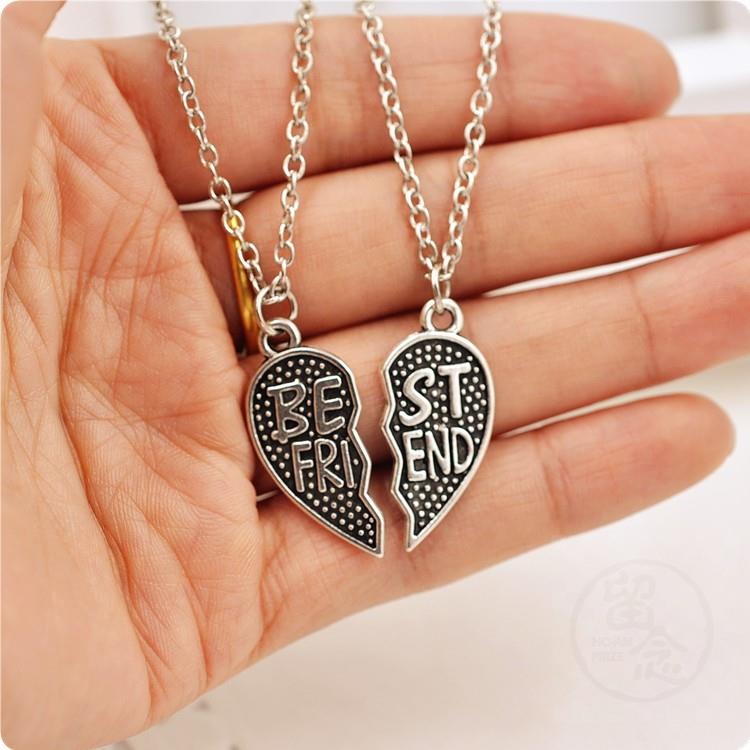 推荐。Best friends Necklace Alloy Jewelry good friend best f - 图1