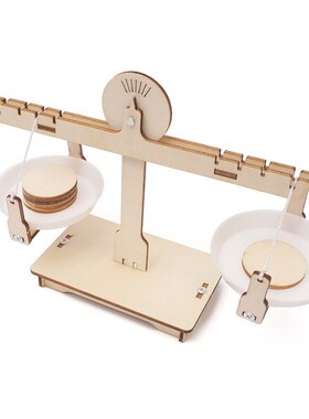 DIY Montessori Educational Wooden Balancing Scale Math Learn