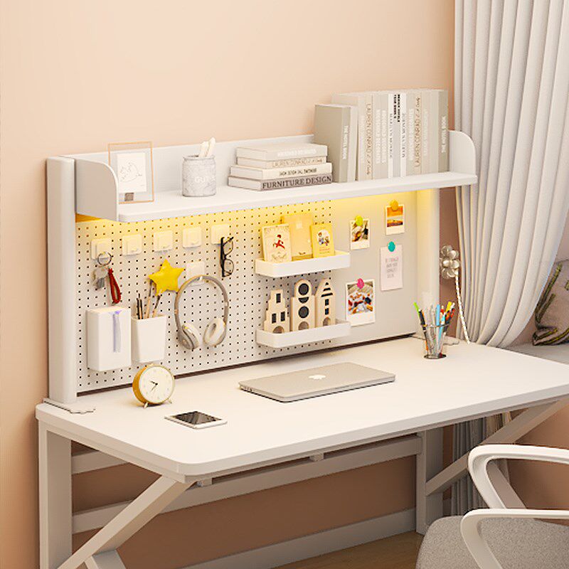桌面书架收纳置物架办公电脑桌上洞洞板多层铁艺宿舍学生家用书桌,淘宝优惠券,粉丝福利购,淘宝优惠卷