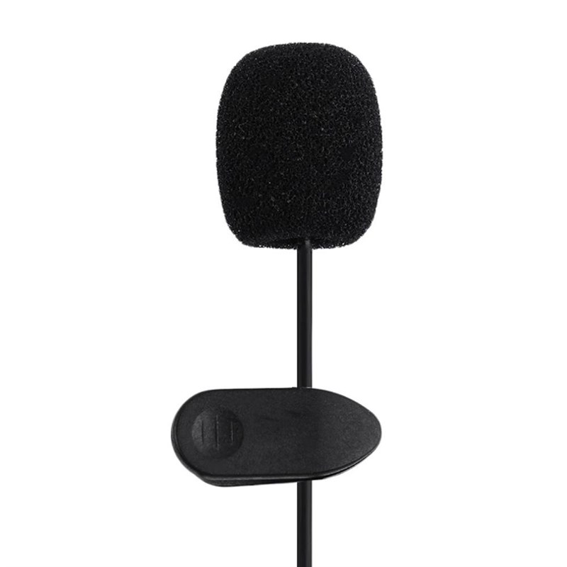 极速3.5mm Studio Speech Mic Microphone w/ Clip for PC Deskt-图2