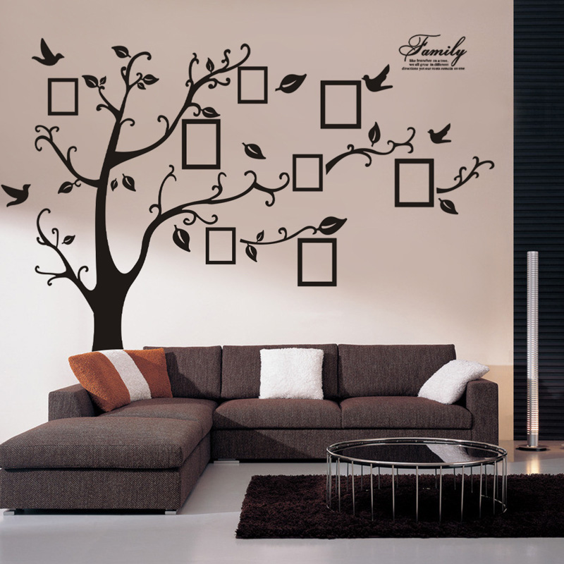 推荐Large 250*180cm/99*71in Black 3D DIY Photo ree PVC Wall-图3