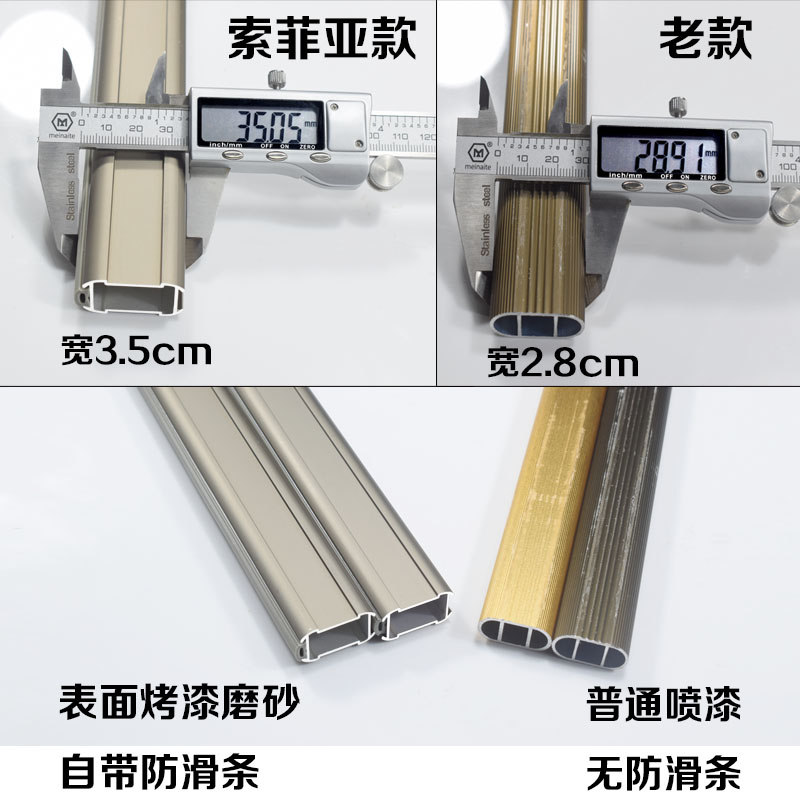 极速衣柜挂衣杆衣整体橱柜内横杆法兰托底座索菲亚衣杆五金配件静